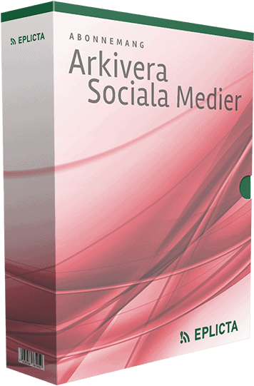 Arkivera sociala medier